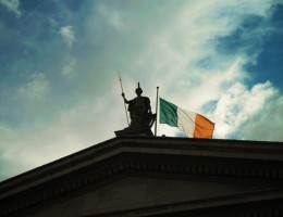 Ireland_flag_in_Dublin Ireland flag image